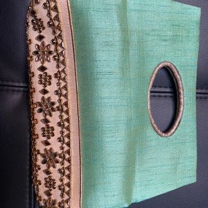 Indian teal clutch